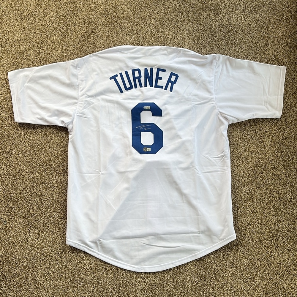 Trea Turner SIGNED Los Angeles Dodgers Jersey